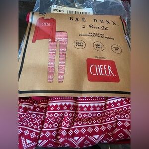 Rae Dunn Cheer 2pc Ladies Pajama Set